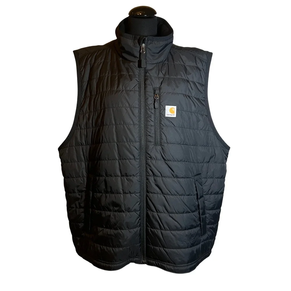 Carhartt Gilliam Vest in Black, Men's Size 2XL (XXL)